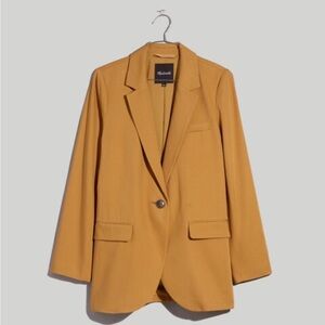 Madewell Mustard Blazer